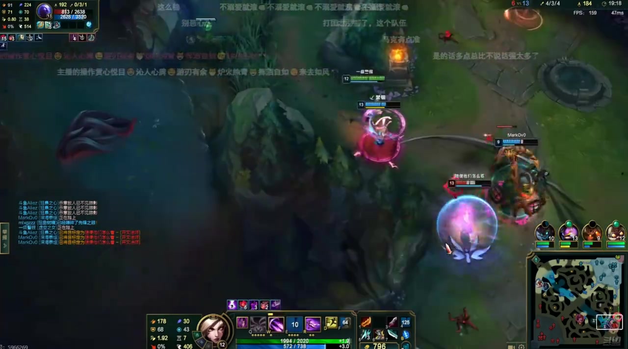 嘎嘎暴力?Lwx和Maple上下两开花完成击杀 直接打投Wayward队